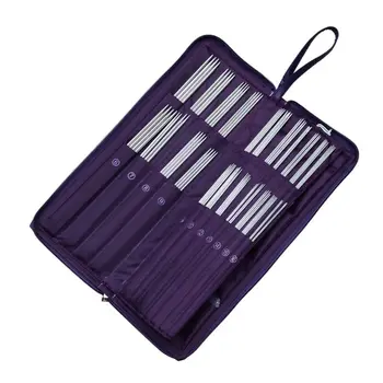 

104 pcs Stainless Steel Straight Circular Needles Crochet Hook Weave Accessories