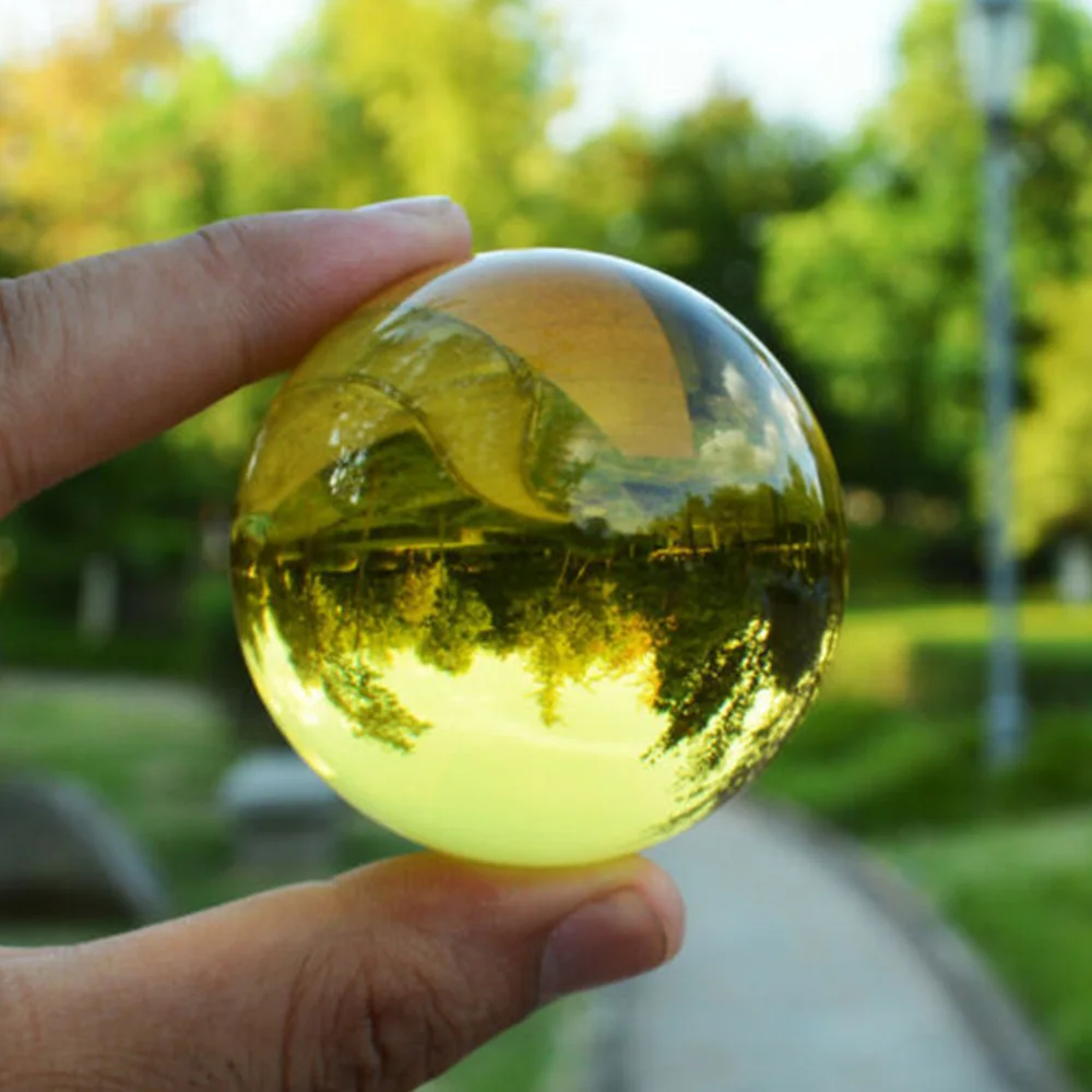 Bola de lente (3.150 in), bola de cristal K9 con soporte y bolsa de seda,  para accesorios y accesorios de fotografía, bola mágica curativa y