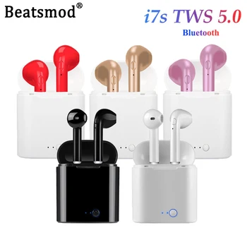 

i7s Tws Wireless Earphones Bluetooth 5.0 Headphones Handsfree in Sport-Headset Mini Earbuds For Iphone Xiaomi Huawei Samsung