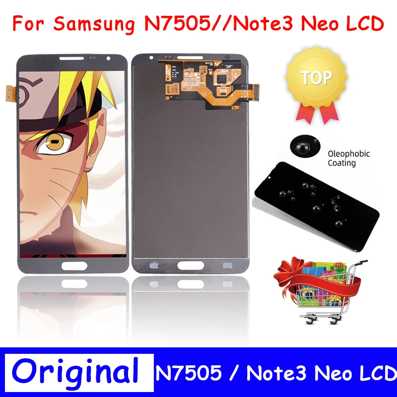 ЖК-дисплей 6 5 дюйма для Samsung Galaxy Note3 Neo N750 N7505 сенсорный экран с дигитайзером в сборе