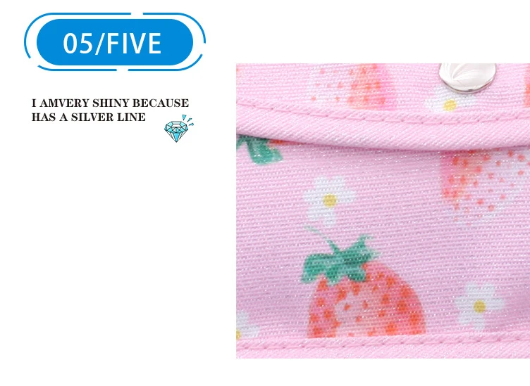 Small Women Bag Makeup for Phone Organizer with Clasp Box Save Disposable Masks Cosmetic Cover Face Storage Case Holder Purse