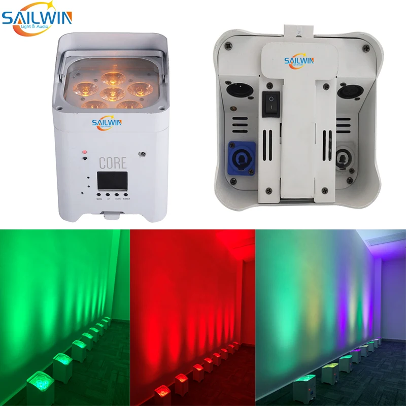 Freedoom 6X18W 6in1 RGBAW УФ батарея DMX питание приложение для управления телефоном