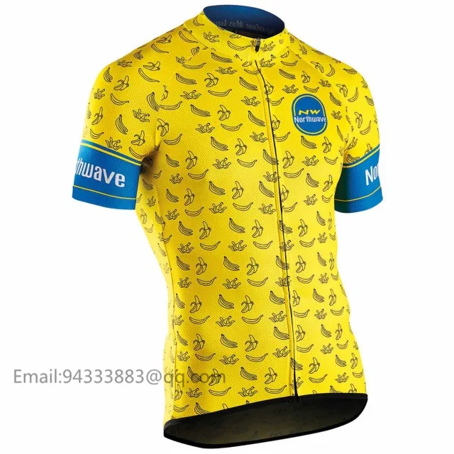 

ride bicycle men triathlon pro team clothes mtb bike cycling shirt 2019 NW new yellow short sleeve jersey swim tights quick dry