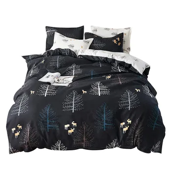 

Bedspread Pillow Cover 3Pcs Set Avocado Printed Home Textile Products Bedding Soft Comfortable Skin-Friendly