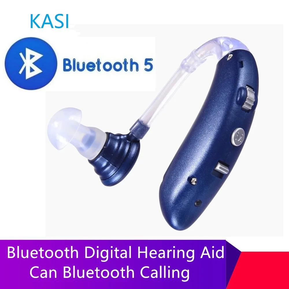 2020 перезаряжаемый цифровой мини слуховой аппарат Bluetooth USB усилитель звука для