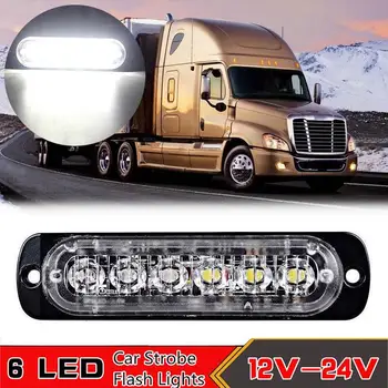 

Vehemo LED Lamp Bar Auto Side Light Strobe Side Lamp for Car Accessories Truck Hazard for Interior Design