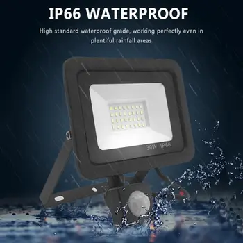 

Ultra-dunne 10W 20W 30W 50W 100W LED Schijnwerper 110 V/220 V Schijnwerper Spotlight Waterdichte Outdoor Tuin Lamp
