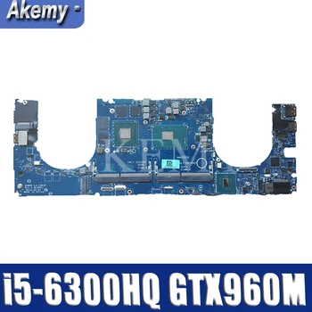 

FOR DELL XPS 15 9550 Laptop motherboard i5-6300HQ CPU GTX960M GPU LA-C361P Y9N5X 0Y9N5X CN-0Y9N5X DDR4