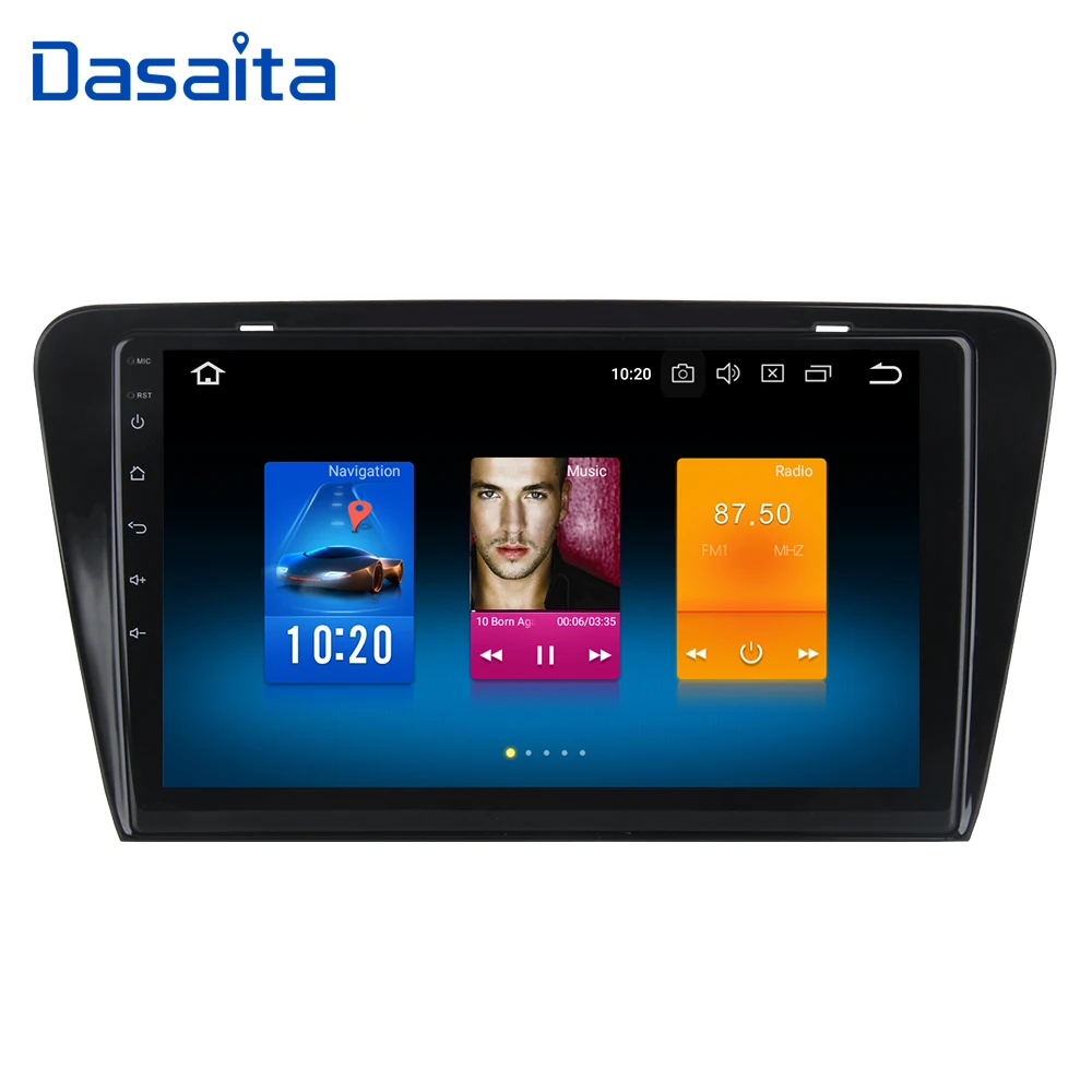 Android 10 0 Octo Core 1 Din GPS 64G + 4G Оперативная память мультимедиа плеер с 2 &quotHD сенсорный