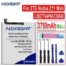 HSABAT Li3827T44P6h726040 3750 мА/ч, Батарея для zte Nubia Z11 мини NX529J Nubia Z11 мини NX549J Z17 мини NX569H NX569 NX529J