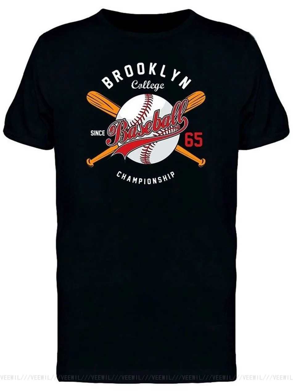 Футболка Brooklyn College бейсбольная Мужская Размеры M Xl 2xl 11xl | одежда