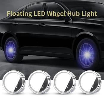 

For Maserati 60mm Hub Light Car Floating Illumination Energy Wheel Caps LED Light Wheel Center Cap Center Cover Lighting Cap