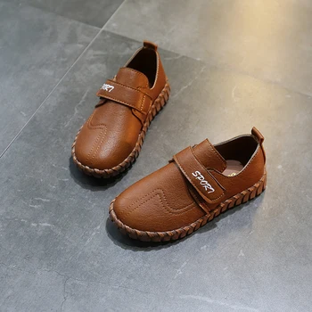 

2020 New Spring Autumn Boys' Leather Shoes Children Oxford Casual Non-slip Soft Shoes Kids Nubuck Leather England Retro Shoes