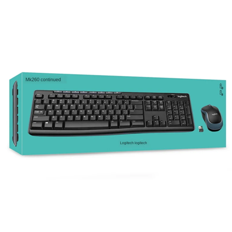 Клавиатура Logitech MK270 Беспроводная с USB приемником 2 4 ГГц|Комплекты мышь плюс