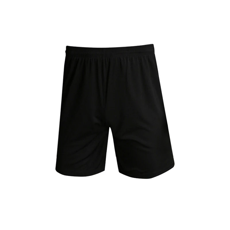 Sports Fitness Solid Casual Gym Football Jogging Breathable Athletic Men Shorts Running Training Elastic Waist Quick Dry - Цвет: black