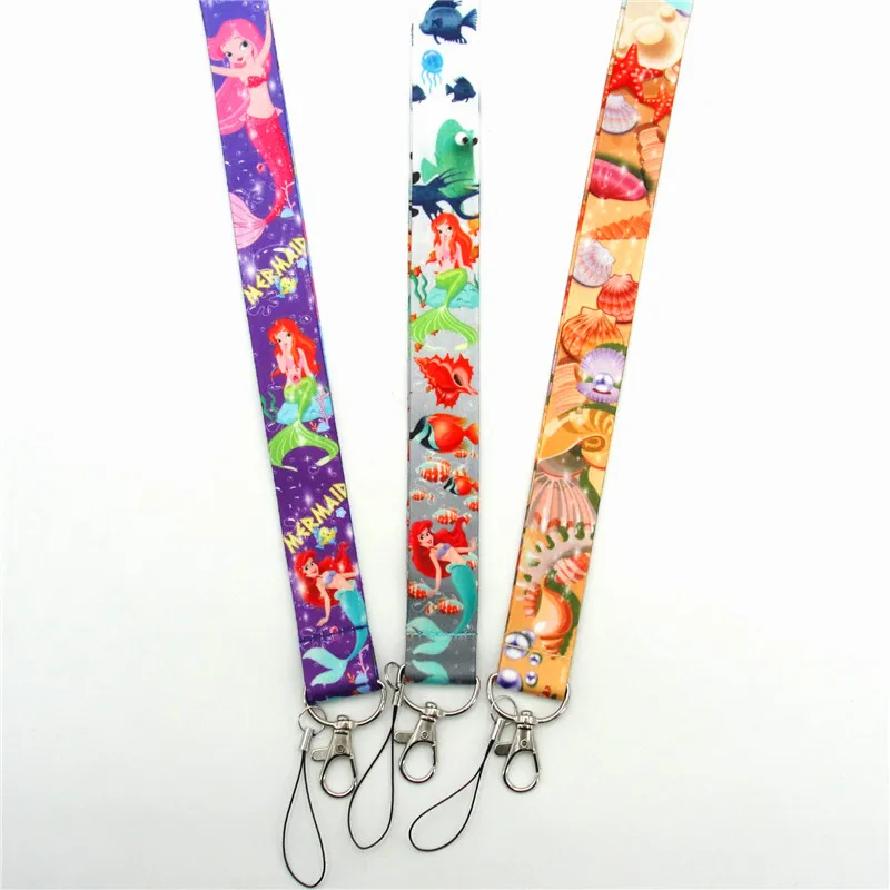 New anime Cute Cartoon Neck Strap Lanyard for keys ID Card Gym Mobile Phone Straps USB badge holder DIY Hang Rope