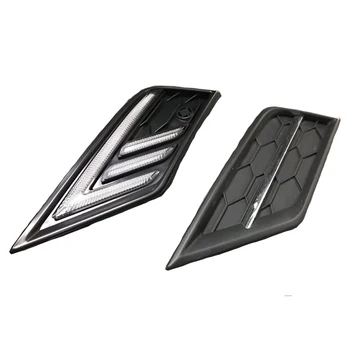 

Fit for Volkswagen VW Tiguan 2017 2018 Daytime Running Light Car Flashing with Yellow Turn Light Night Blue Light Function