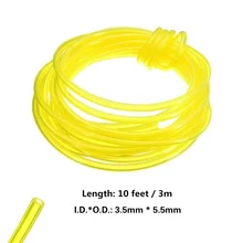 

10 Feet Tube Pipe Gasoline Garden Tools Engine Petrol Fuel Hose 3.5mm*5.5mm