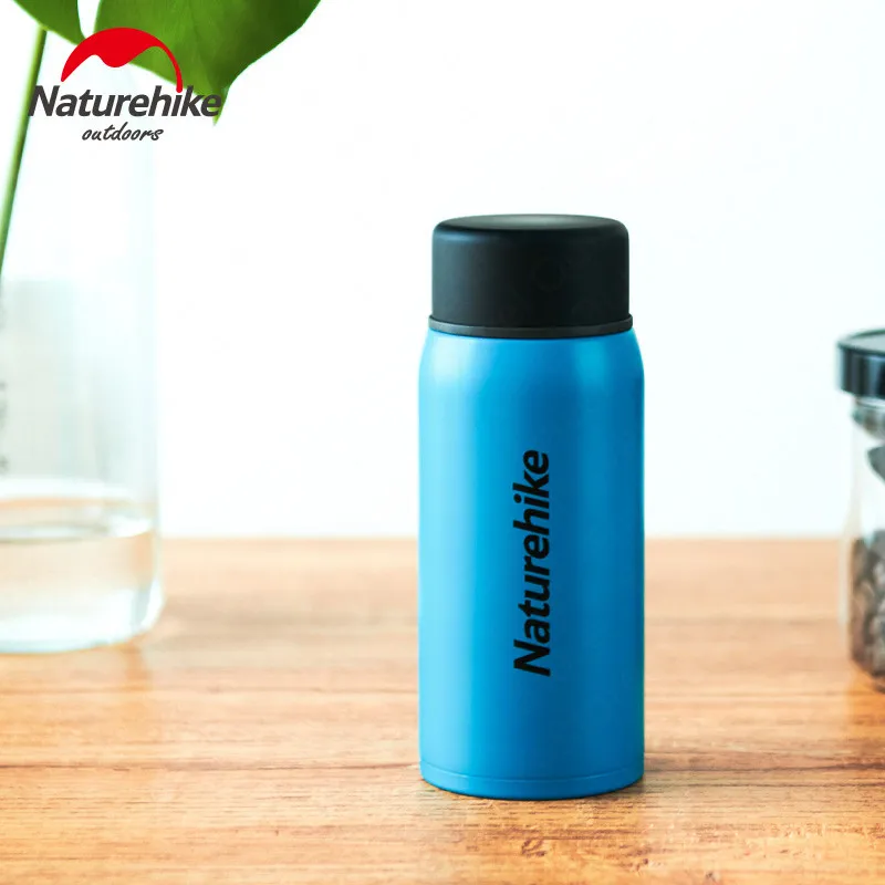 Blue-350ml Naturehike 316 Нержавеющая сталь изоляционная Чашка 500 мл Портативный 12 часа тепла/сохранение холода для путешествий на открытом воздухе Leakageproof чашки - Цвет: Blue-350ml