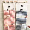 50%HOT6/8 Pockets Cotton Linen Fabric Wall Door Hanging Bag Organizer Storage Pouch 6