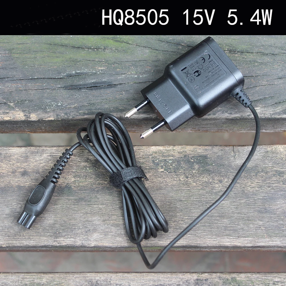 Сетевое зарядное устройство с 2 зубцами для PHILIPS Norelco HQ8 HQ8505 HQ8500 HQ6070 HQ6073 HQ6076 ptat860 890 15
