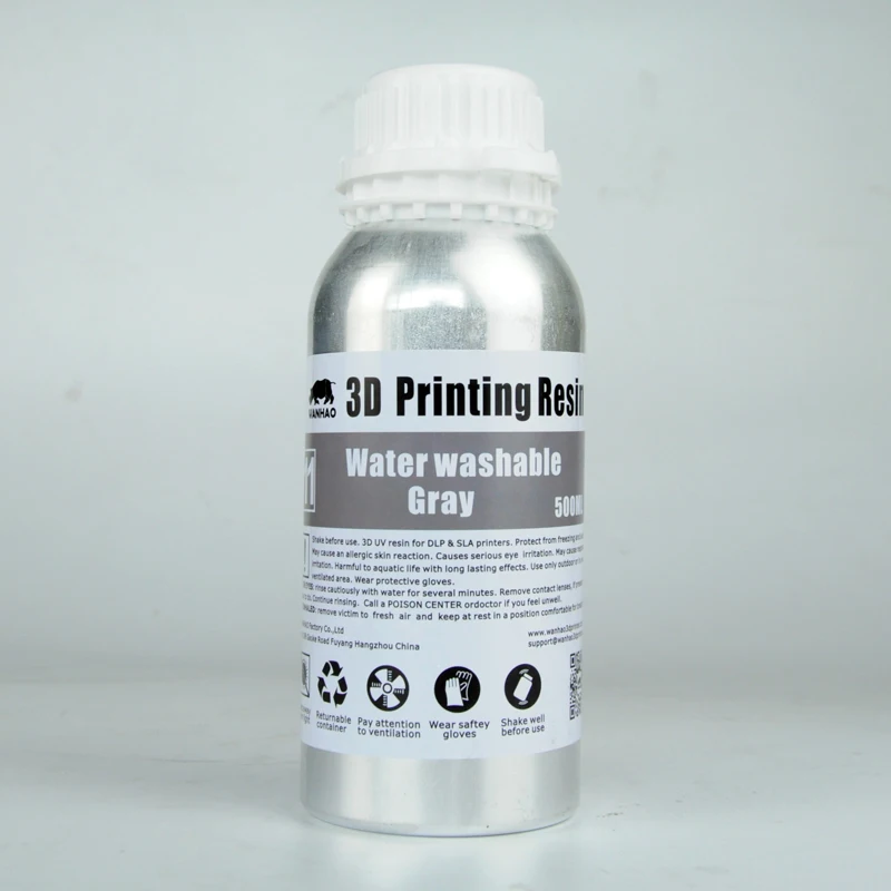 WANHAO 405 нм УФ смола для DLP/SLA 3D принтера принтер фотопроводящая Смола 500 мл/бутылка