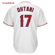 Новинка 17 Ohtani Джерси мужские бейсбольные майки Лос-Анжелес белый красный