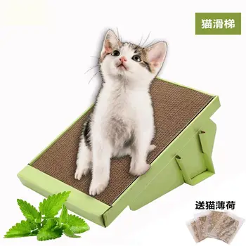 

Cat Claw Board Diy Pet Claw Grinding Machine Inclined Table Interesting Grabbing Board Corrugated Paper Flat Cat Toy Paw Grindin