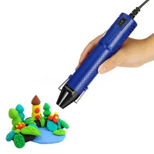 Резиновый штамп портативный DIY ремесло тиснение термоусадочная упаковка электрические электроинструменты Тепловая воздушная ручка мягкая глина игра многофункциональная