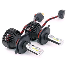 

2PCS T8 car led headlight 40W ultra-bright far and near integrated H4 H7 9005 lighting LED retrofit bulb