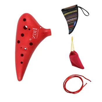 

1PC Unbreakable 12-Hole Alto C Ocarina Durable ABS Plastic For Beginner Premium Musical Instruments Gifts