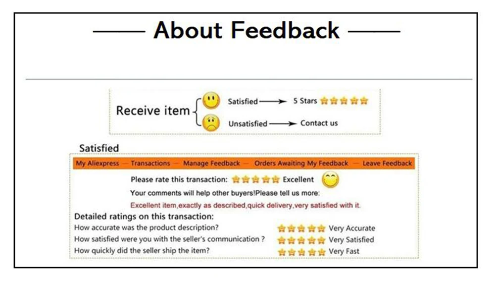 About feedback