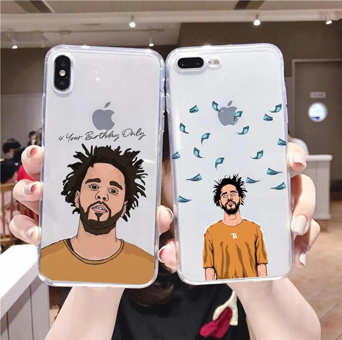 

Rapper J Cole Born singer Soft Silicone Cover Case for Apple iPhone XS Max XR X 6 6S 7 8 Plus 10 TPU Phone Cases for Samsung s8