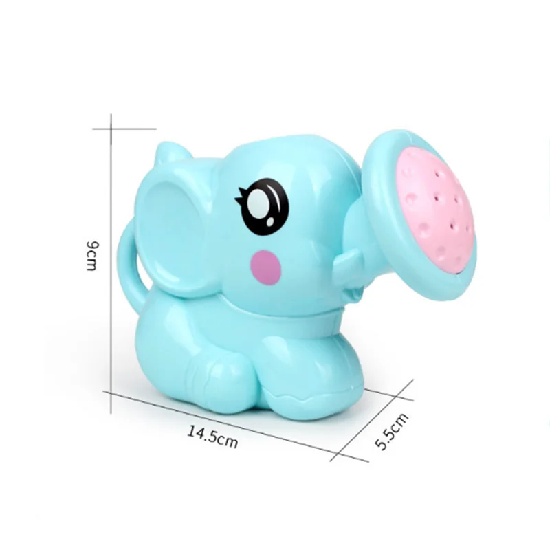 

New bath toys baby bath favorite fancy play cartoon cute cute elephant shower parent-child interaction green shower toy