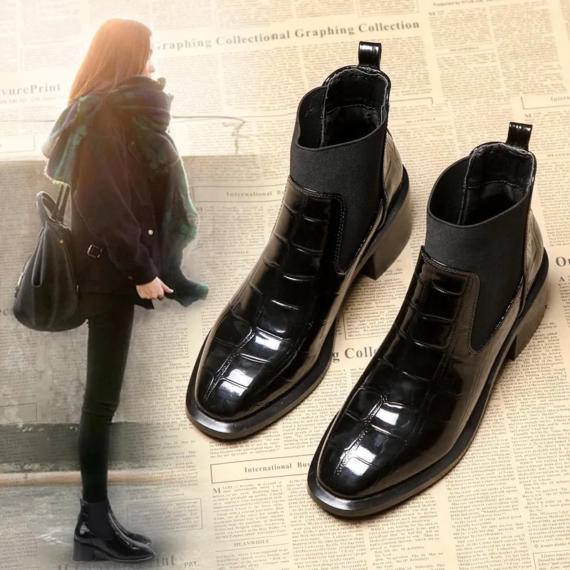

Short Boots Boots Woman Chelsea Short Thick Boots With Boots Woman
