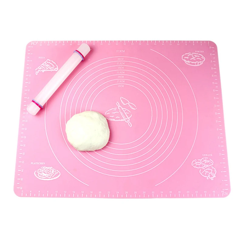 Silicone Non-stick Silicone Thickening Mat for Cake Rolling Dough Liner Pad Bakeware Paste Flour Table Sheet for Baking Tools