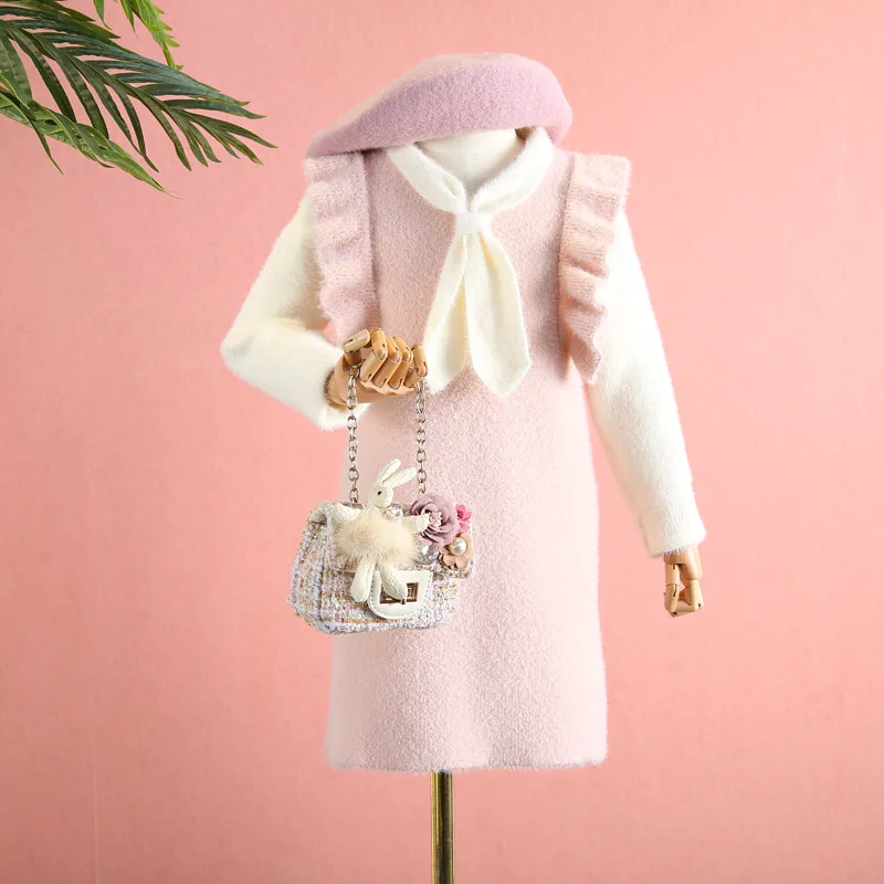 5255 г.; плотное рождественское платье принцессы с оборками для маленьких девочек; зимние вечерние платья для девочек на свадьбу; ; Одежда для девочек