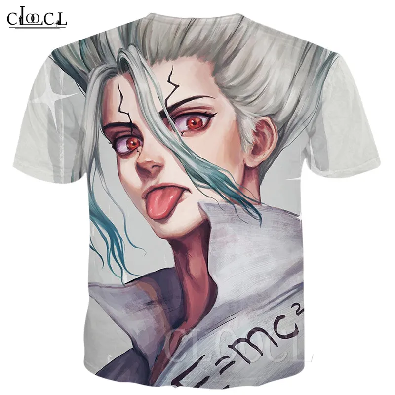 Забавные футболки Dr.Stone свитшоты с 3D принтом Футболки унисекс повседневные