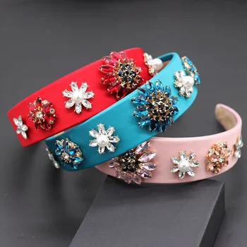 

New year headband cross-border fashion jewel court style geometric hair hoop simple gorgeous prom hair accessories 685