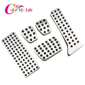 

Color My Life Car Gas Fuel Pedal Cover Brake Pedals Rest Pedal Covers for Mazda 3 6 MK3 MK6 2014 2015 CX-5 Axela Atenza Parts