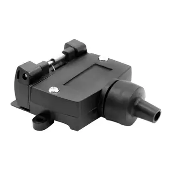 

7-Pin Flat Female Trailer Sockets Adapter Truck Light Connector Replacement Sockets Trailer Truck Boat Car Flat Connector