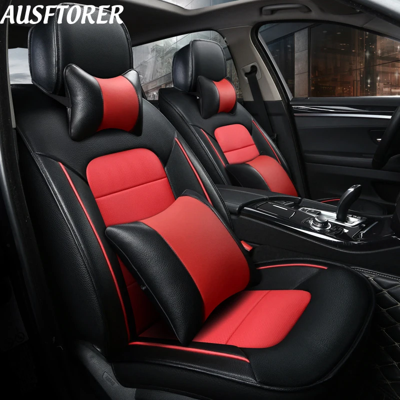 Автомобильные чехлы AUSFTORER для Porsche Boxster из воловьей кожи автомобильных сидений