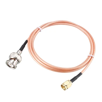 

uxcell 1pc RG316 Coaxial Cable with BNC Male to SMA Male Connectors 50 Ohm Jumper Cable 0.66 feet - 8 feet
