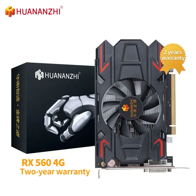 best graphics card for pc HUANANZHI RX560 4G\GTX 750TI 4GB\GTX 960 4G\650 2G Brand New Original Graphics Cards GPU 128Bit GDDR5 RX550 560 Video card Chip latest graphics card for pc Graphics Cards