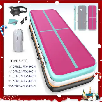 

Rimdoc 6/5/4/3M Inflatable Airtrack 10/15cm Thickness Training Mat Carbon Fibre Tumbling Mat Inflatable Gymnastics Air Track Kid