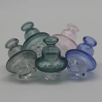 

Colorful Glass spinning Carb Cap Hat Caps for Thermal Quartz Banger Nails Enail Carb Cap for Glass Bong