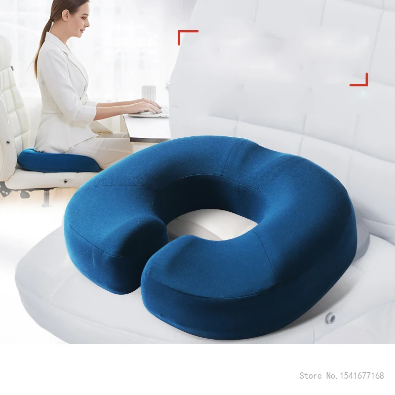 Men's and women's memory foam cushion office hemorrhoids cushion adjustment sitting posture