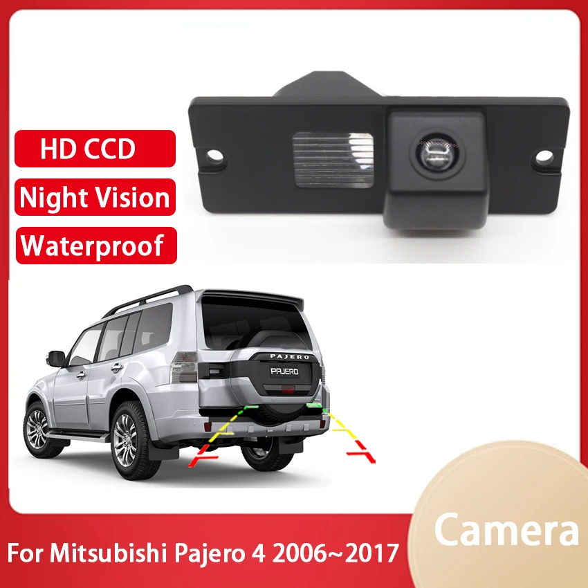 HD 170 градусов звездный свет ночное видение для Mitsubishi Pajero 4 2006 ~ 2017 Автомобильная