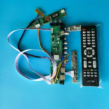 

Kit For LP171WP4-TLB4/LP171WP4-TLN2 1 CCFL LCD 1440X900 remote DVB-T TV VGA USB AV Controller board 30pin Digital HDMI Panel