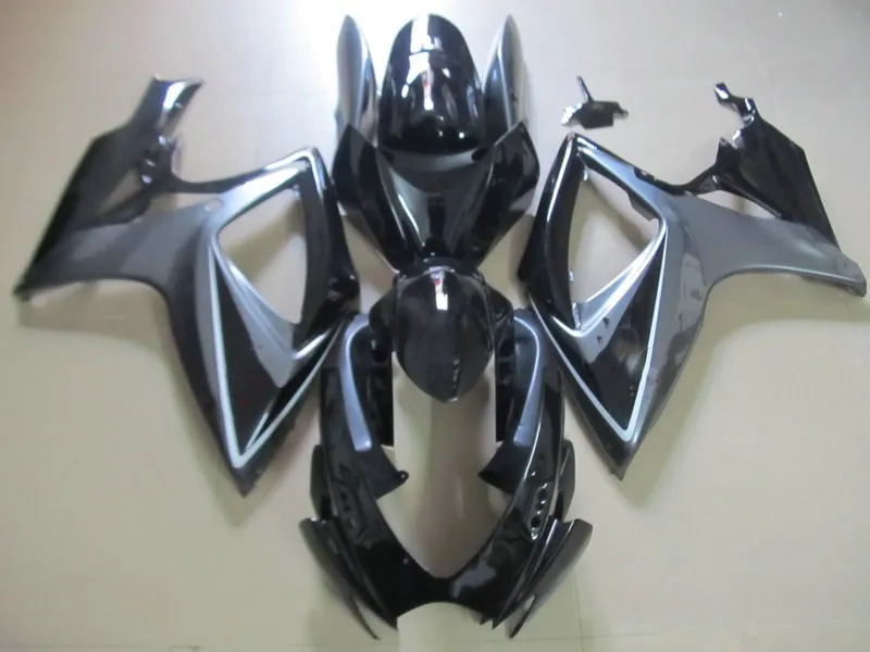 Комплект обтекателей для мотоцикла GSXR600 750 K6 06 07 GSXR 600 GSXR750 2006 2007 ABS серый глянцевый